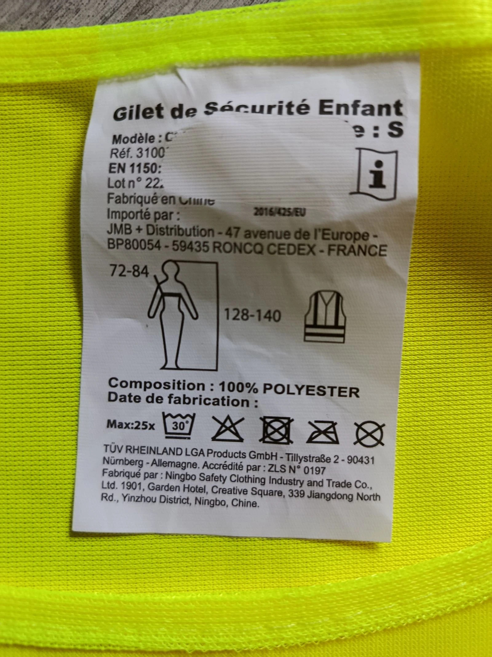 Child safety vest size S – photo 2
